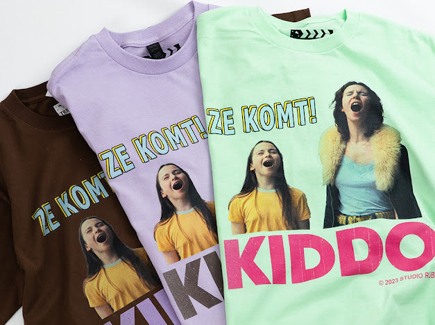 × KIDDO / ZE KOMT! T-shirt ~BROWN【SCENE0】