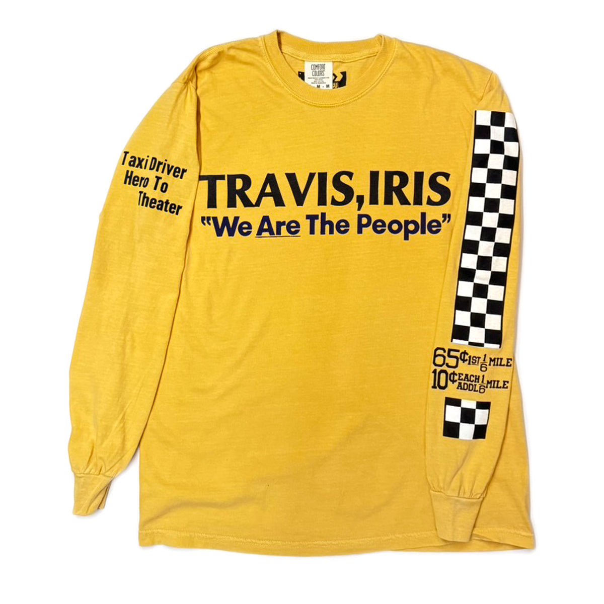 TRAVIS / TRAVIS,IRIS Long Sleeve Tee ~MUSTARD【SCENE10】