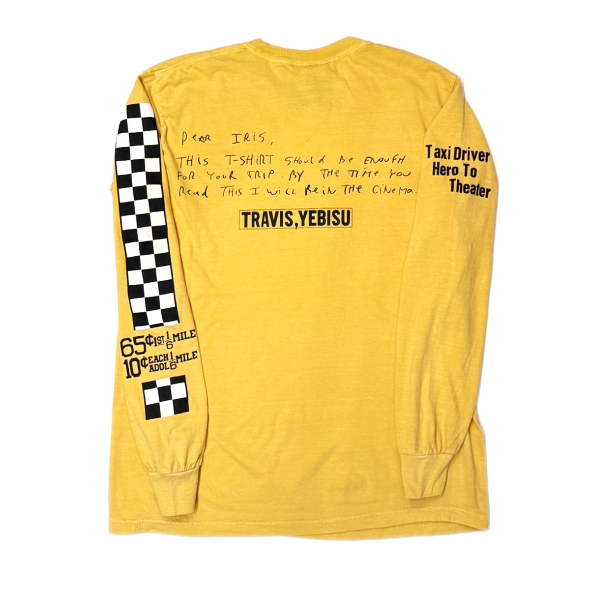 TRAVIS / TRAVIS,IRIS Long Sleeve Tee ~MUSTARD【SCENE10】